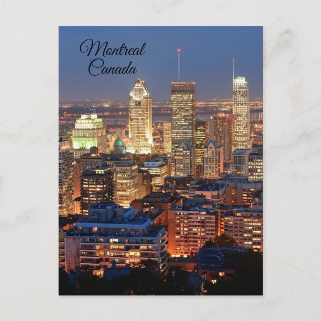 Postal Festiva Montreal Canadá  (Anverso)