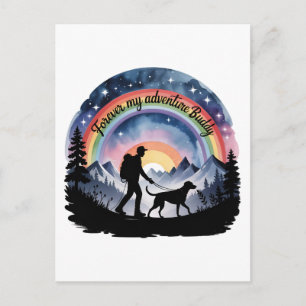Postal Festiva Monumento a mi Adventure Buddy Dog