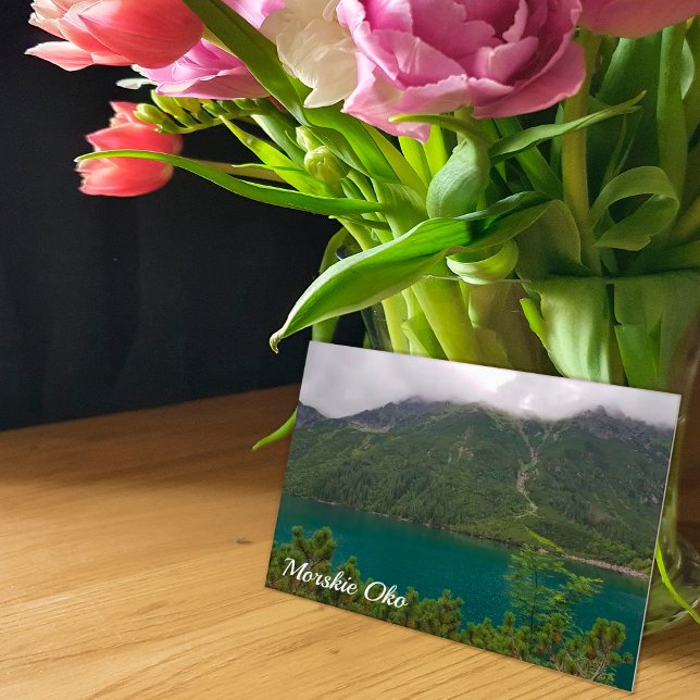 Postal Festiva Morskie Oko, lago en las montañas Tatra Polonia (Subido por el creador)