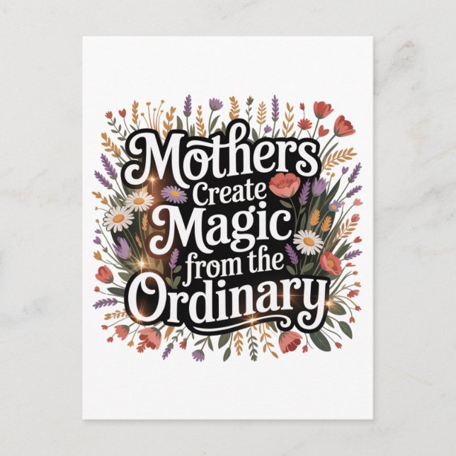 Postal Festiva Mothers Create Magic From The Ordinary (Anverso)