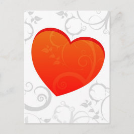 Postal Festiva Motif de San Valentín