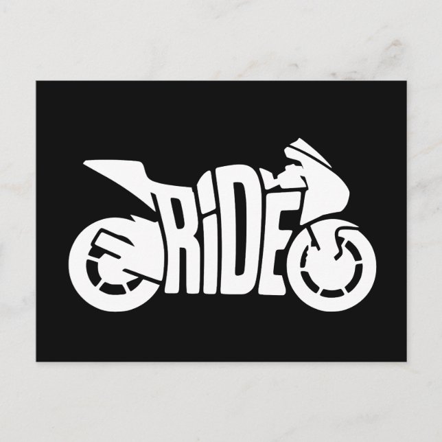 POSTAL FESTIVA MOTO DEPORTIVA (Anverso)