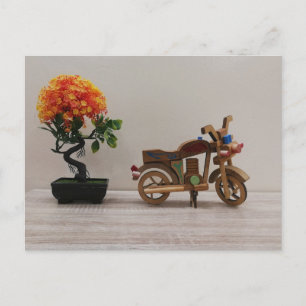 Postal Festiva motocicleta antigua 🏍️