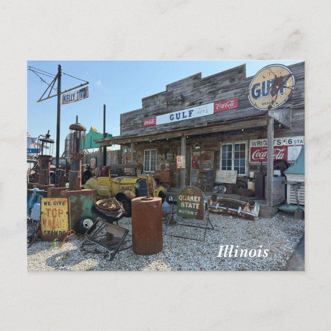 Postal Festiva MotorHeads Bar & Grill, Museo (Anverso)