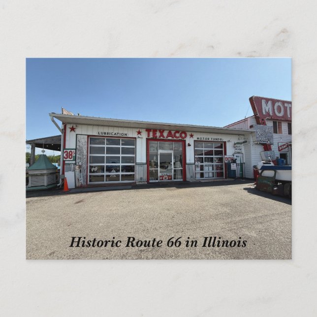 Postal Festiva MotorHeads Bar & Grill, Museo (Anverso)