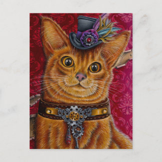 Postal Festiva "Mr. Meowington" postcard
