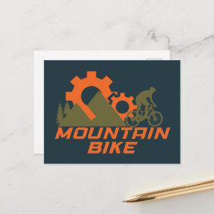 Postal Festiva MTB Bicicleta de montaña de bajada moderna