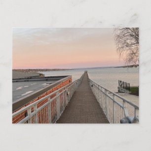 Postal Festiva Muelle de Finger Lakes