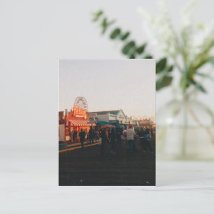 Postal Festiva Muelle de Santa Mónica, Los Ángeles, California