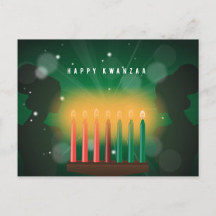 Postal Festiva mujeres africanas felices kwanzaa