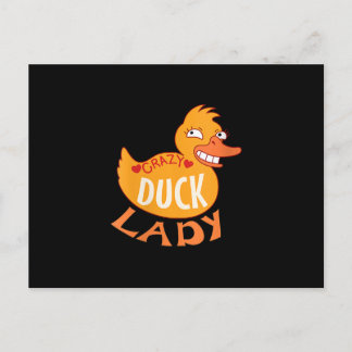 Postal Festiva Mujeres Pato Dama Regalo Duckling Y Ducky