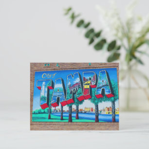 Postal Festiva Mural de la ciudad de Tampa