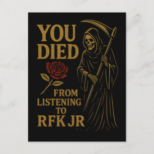 Postal Festiva Muriste por escuchar la sátira de RFK Jr.