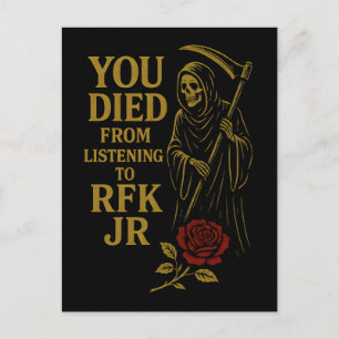 Postal Festiva Muriste por escuchar la sátira de RFK Jr.