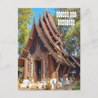 Postal Festiva Museo Baan Dam en Chiang Rai
