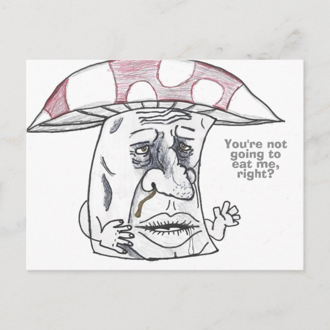 Postal Festiva Mushroom Man Therapy (Anverso)