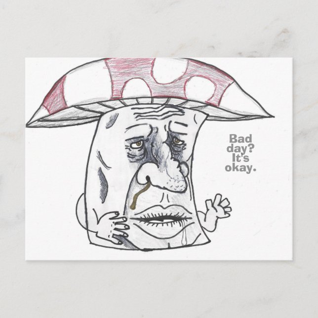 Postal Festiva Mushroom Man Therapy (Anverso)