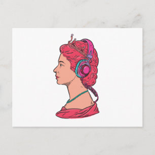 Postal Festiva Música de la Reina