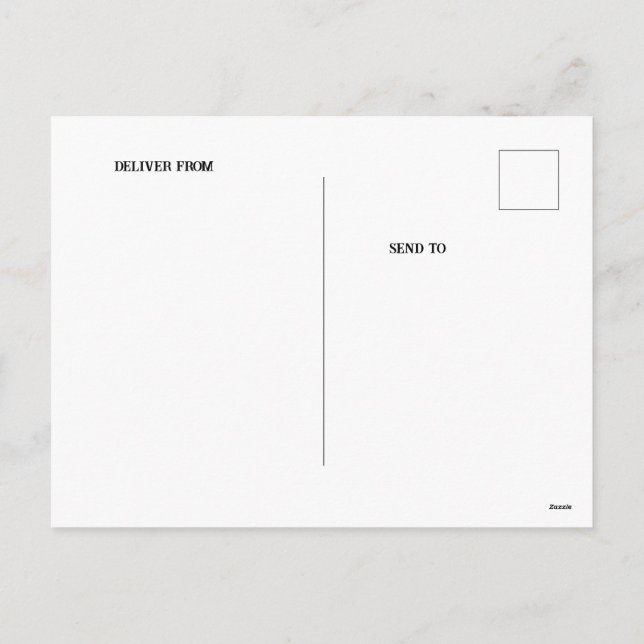 Postal Festiva muy Demure, muy devota muy atenta (Reverso)