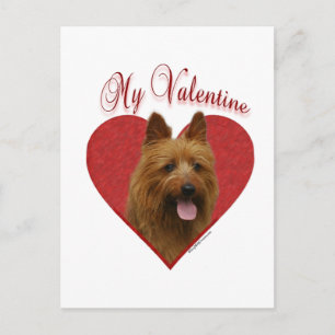 Postal Festiva My Australian Terrier Valentine