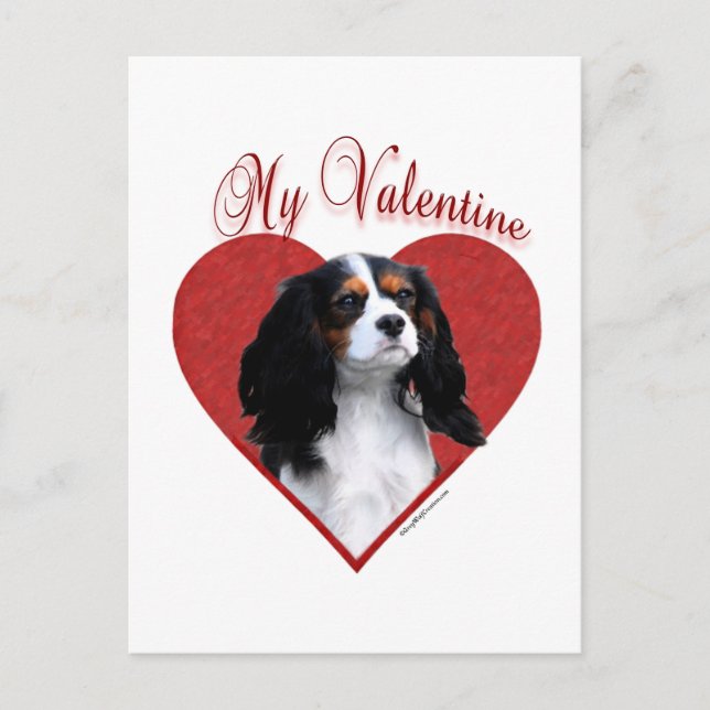 Postal Festiva My Cavalier Valentine (Anverso)