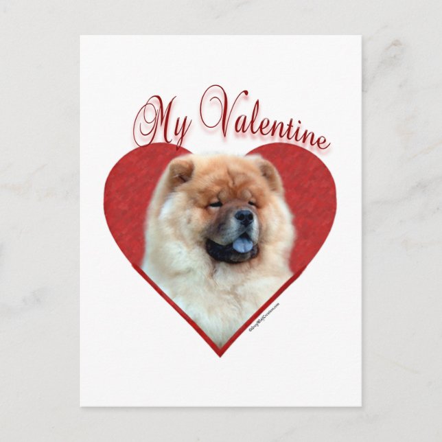 Postal Festiva My Chow Chow Valentine (Anverso)