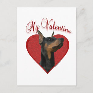 Postal Festiva My Doberman Pinscher Valentine