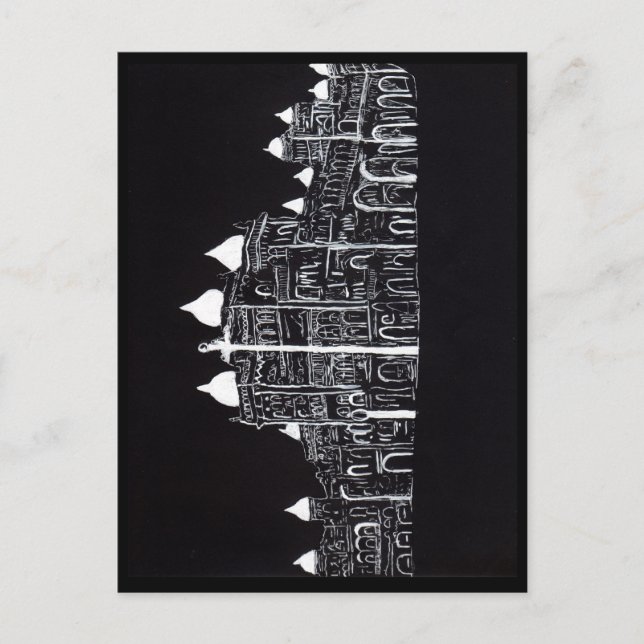 Postal Festiva Mysore Palace India (Anverso)