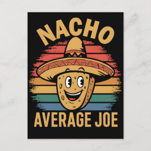 Postal Festiva Nacho promedio joe mexicano retro cinco de mayo di