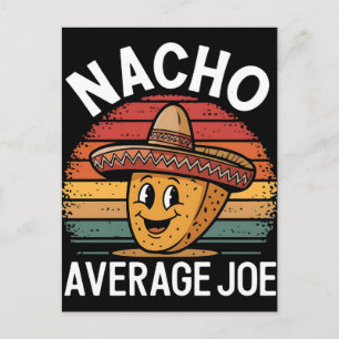 Postal Festiva Nacho promedio joe mexicano retro cinco de mayo di
