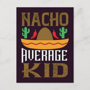 Postal Festiva Nacho promedio joe mexicano retro cinco de mayo di