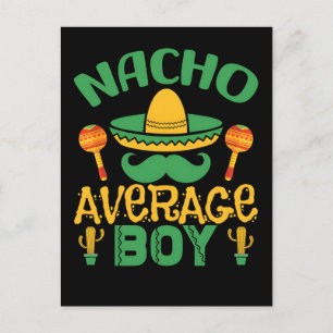 Postal Festiva Nacho promedio señorita cinco de mayo feliz cinco