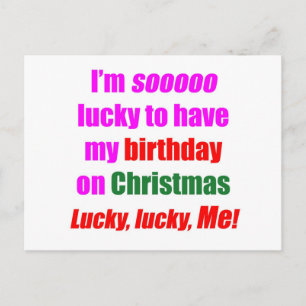 Postal Festiva Nacido sobre Navidades