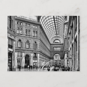Postal Festiva Nápoles Blanco y Negro (Nápoles)