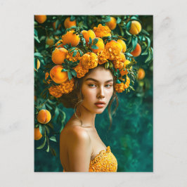 Postal Festiva Naranja Blossom Queen