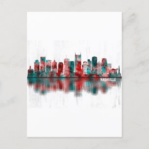 Postal Festiva Nashville Tennessee Skyline