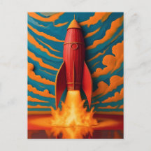 Nave espacial: inspirada en la década de 1950
