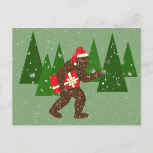 Postal Festiva "Navidad con Bigfoot"
