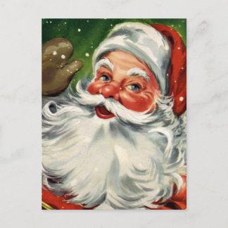 Postal Festiva "Navidad tradicional Santa "