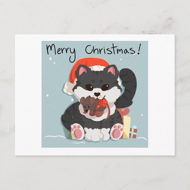 Postal Festiva Navidades (Anverso)