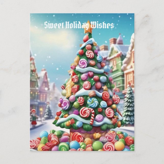 Postal Festiva Navidades (Anverso)