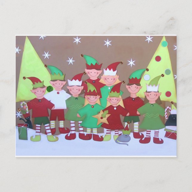 POSTAL FESTIVA NAVIDADES (Anverso)