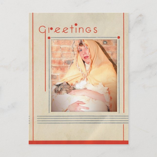 Postal Festiva navidades (Anverso)