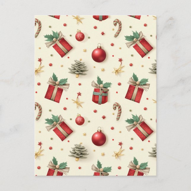 Postal Festiva Navidades (Anverso)