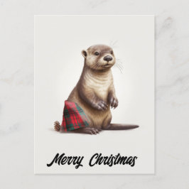 Postal Festiva Navidades adorables y cortos en papel