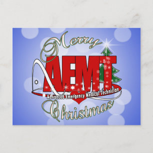 Postal Festiva NAVIDADES AEMT Advanced Emergency Medical Tech