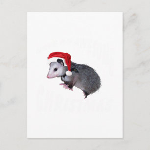 Postal Festiva Navidades alucinantes de Possum