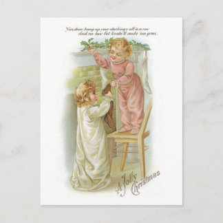 Postal Festiva Navidades anticuados