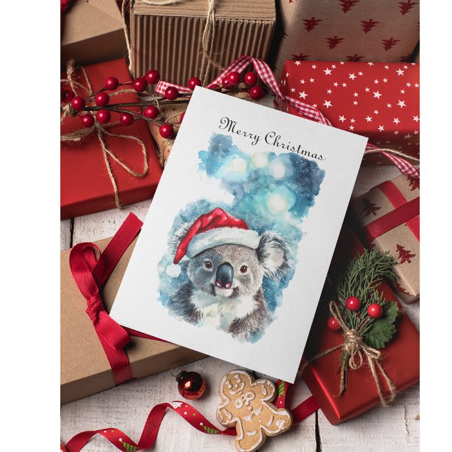 Postal Festiva Navidades australianos saludan a personalizado de  (Subido por el creador)