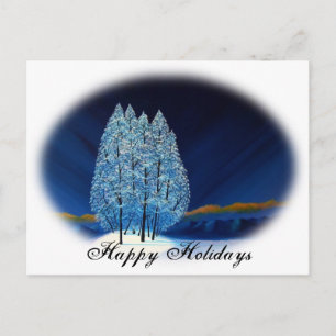 Postal Festiva Navidades azules #6